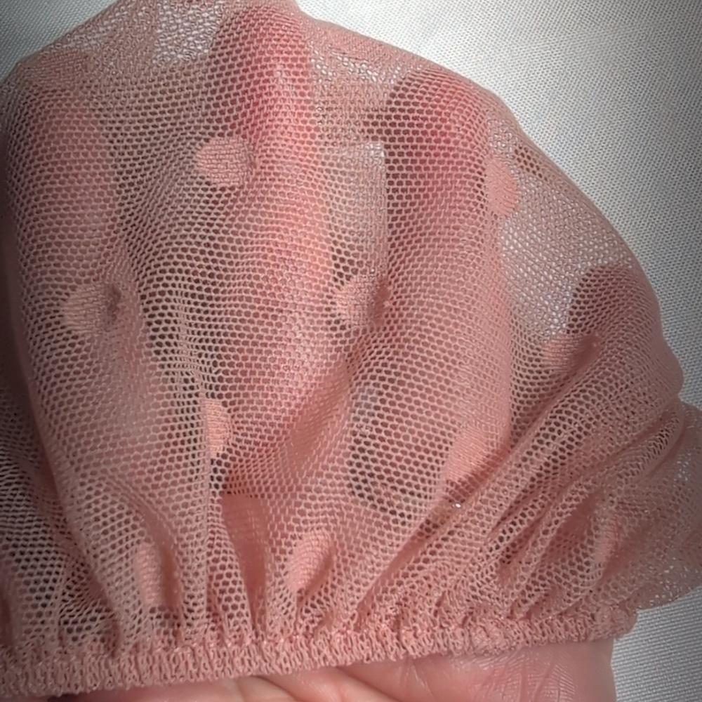 Ambiance Pink Puff Sleeve Top Size Small - Picture 2 of 4